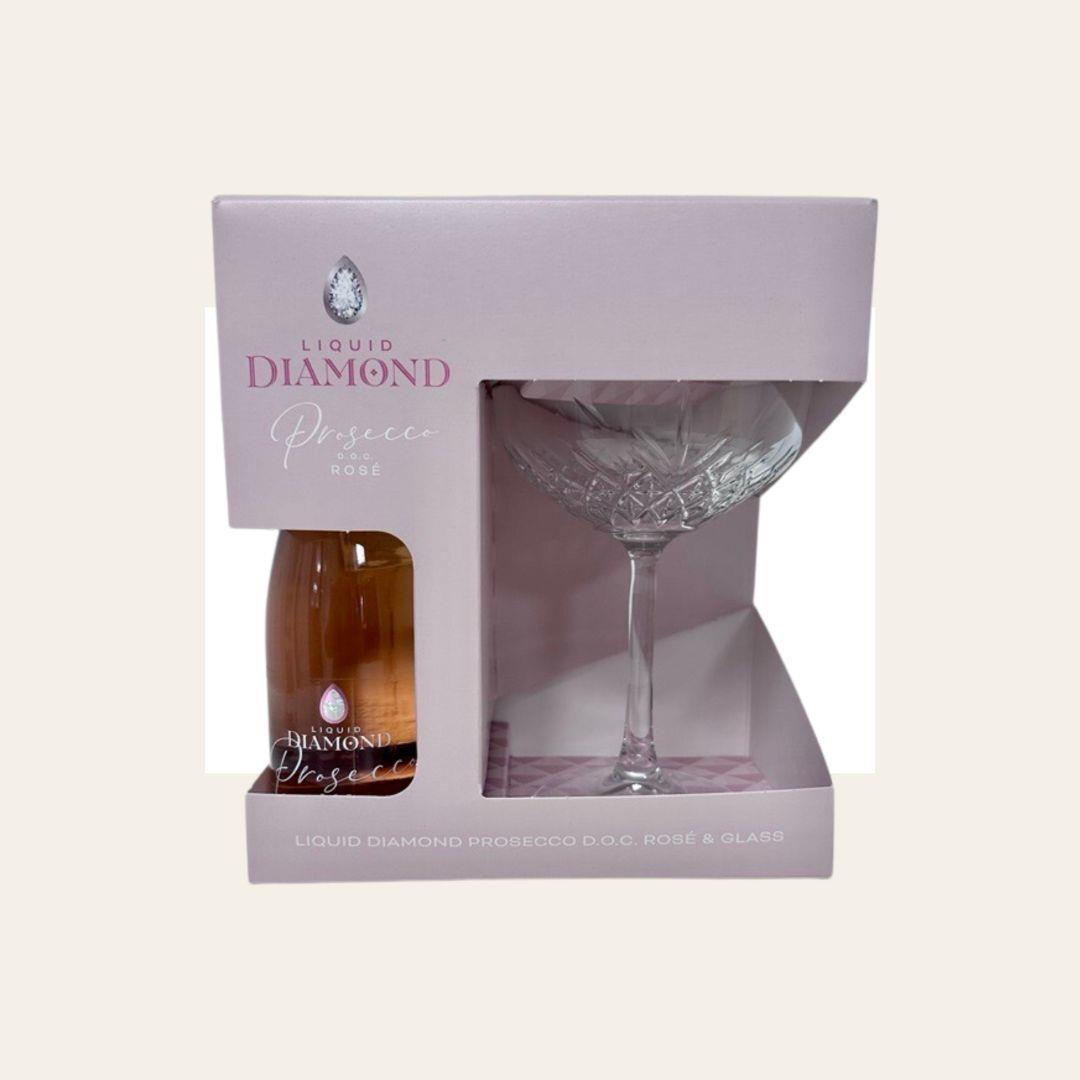 Liquid Diamond Prosecco Rose Gift Set
