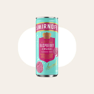 12 x Smirnoff Raspberry Crush & Lemonade 250ml Cans