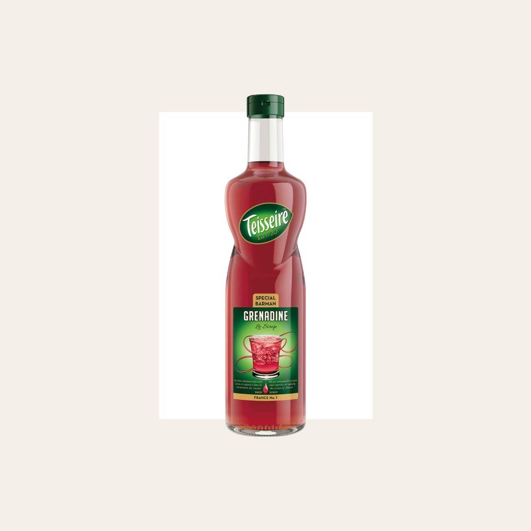 6 x Teisseire Grenadine Syrup 700ml Bottles