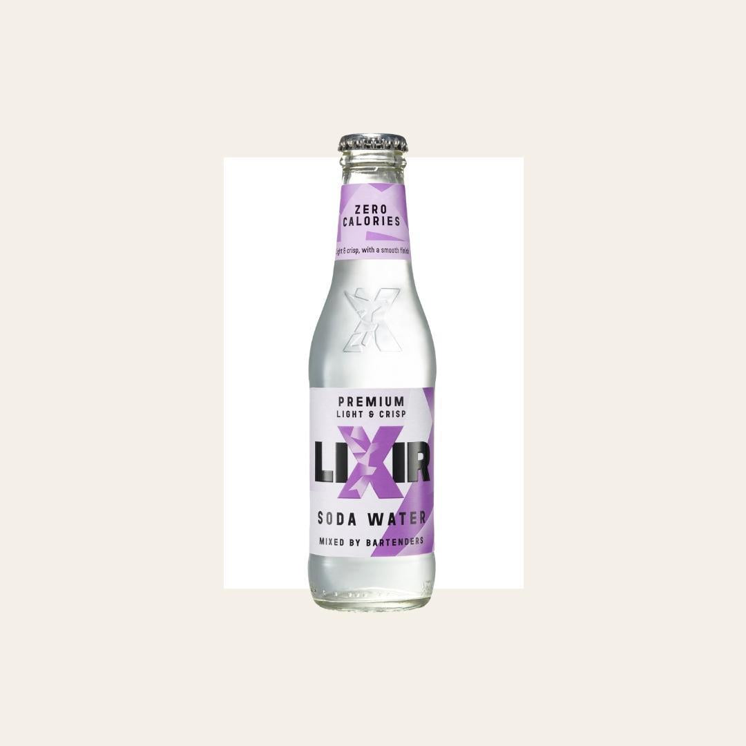 24 x Lixir Soda Water 200ml Bottles