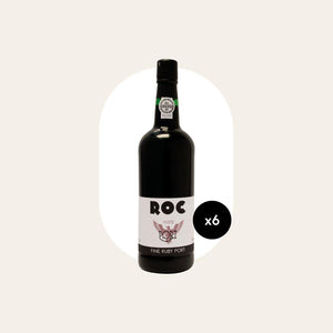 6 x R.O.C. Fine Ruby Port Fortified Wine 75cl Bottles