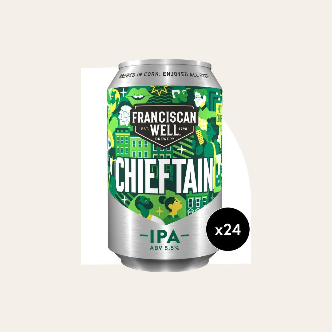 24 x Franciscan Well Chieftain IPA 330ml Cans