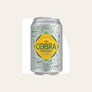5 x Cobra Zero 330ml Cans