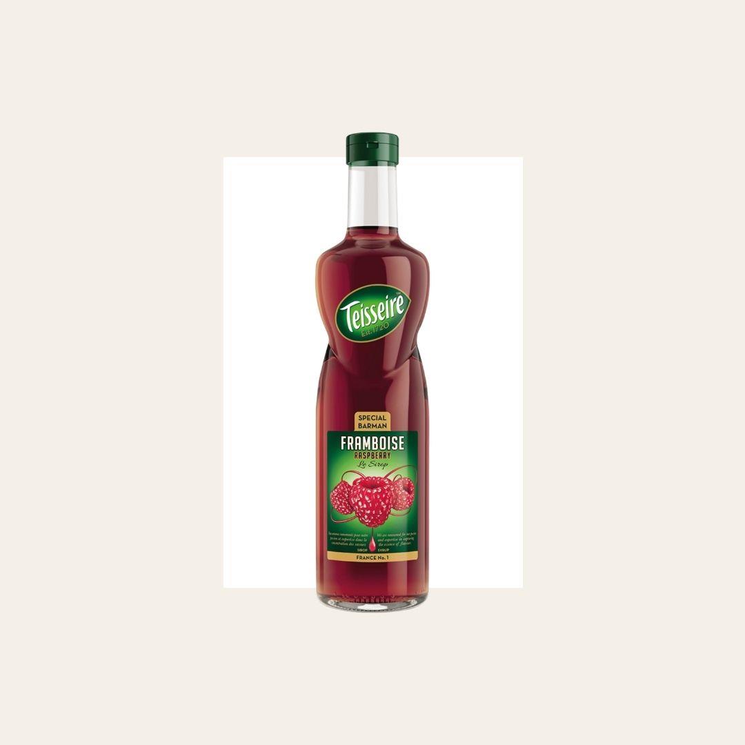 6 x Teisseire Raspberry Syrup 700ml Bottles