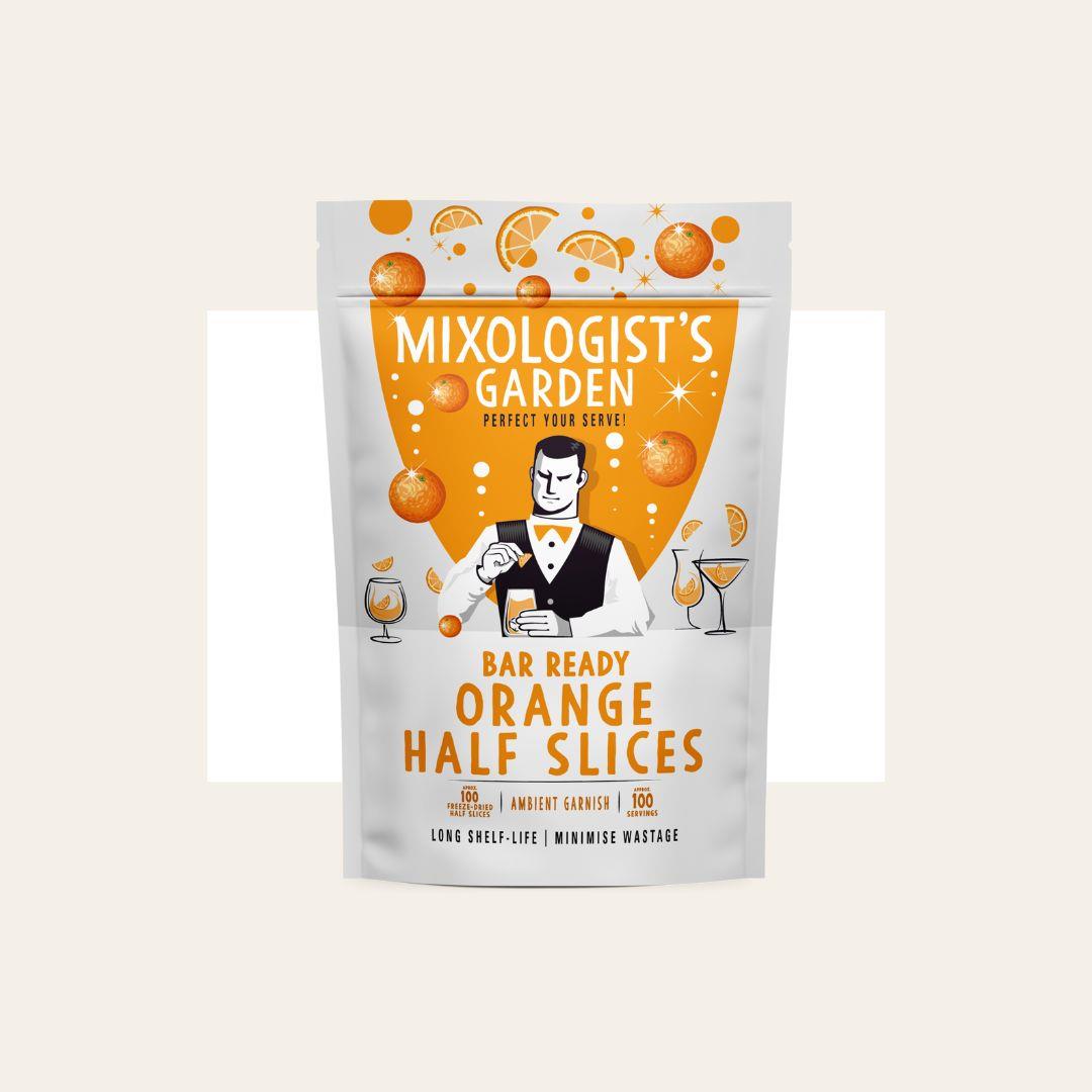 Mixologist's Garden Orange Half Slices 100g Pouch