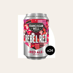 24 x Franciscan Well Rebel Red Ale 330ml Cans