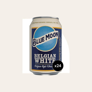 24 x Blue Moon Belgium White Beer 330ml Cans