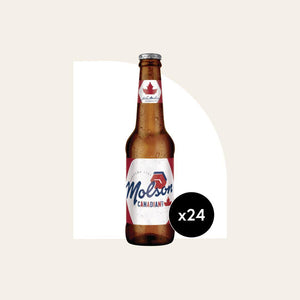 24 x Molson Canadian Lager 330ml Bottles