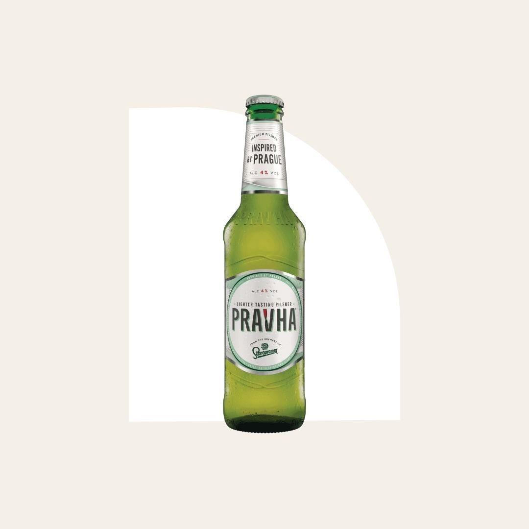 Pravha Premium Pilsner 4 x 330ml Bottles