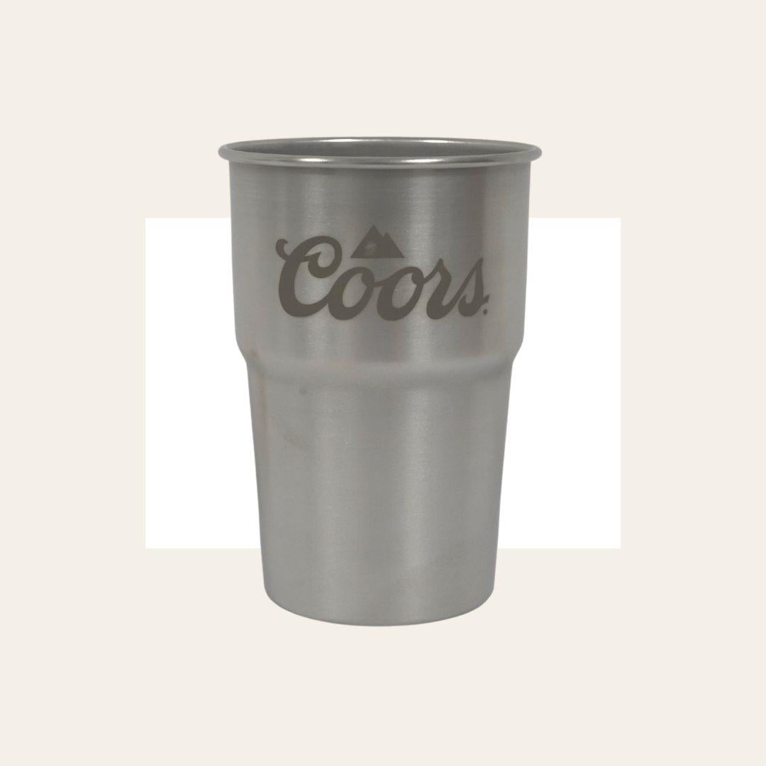 Coors Metal Pint Cup