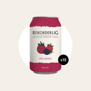 15 x Rekorderlig Wild Berries Cider 330ml Cans