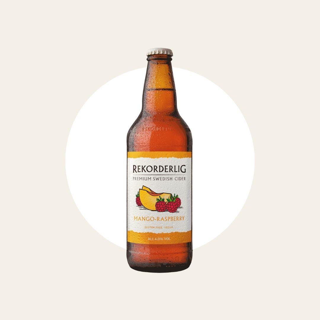 5 x Rekorderlig Mango Raspberry Cider 500ml Bottles