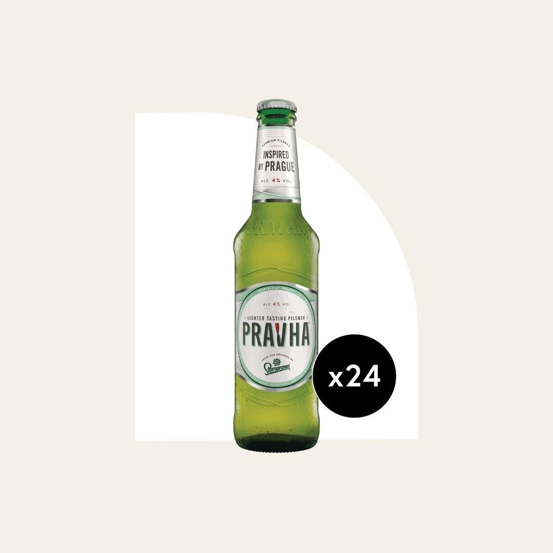 Pravha Premium Pilsner 24 x 330ml Bottles