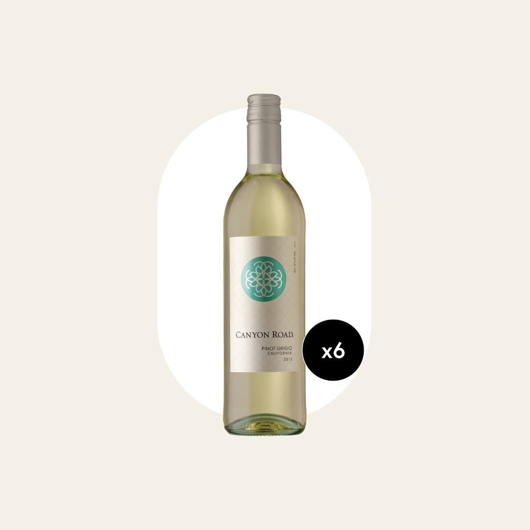 Canyon Road Pinot Grigio White Wine 6 x 75cl Bottles